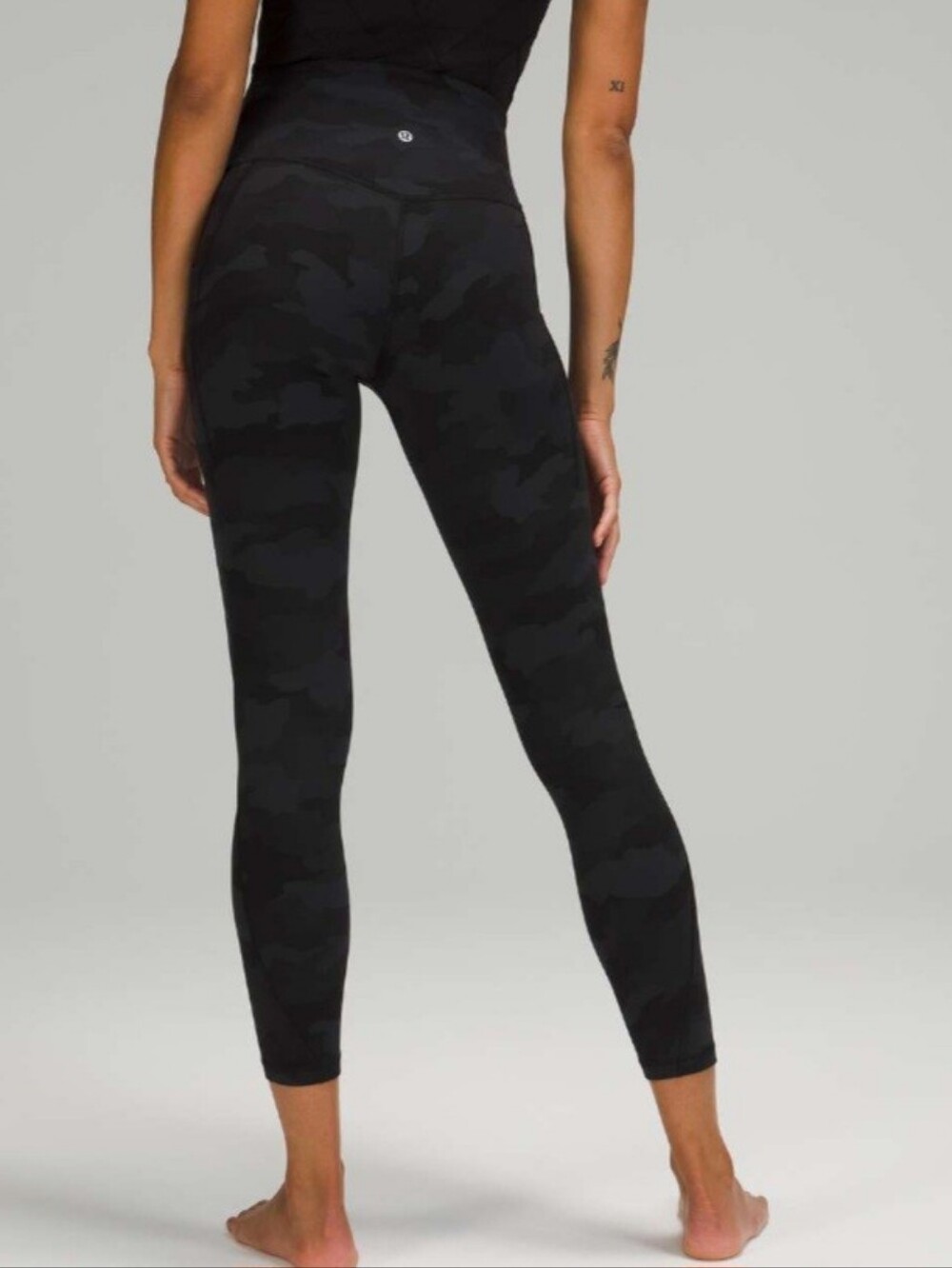 Lululemon Align High-Rise Pant with Pockets 25"Size 4 deep coal camo